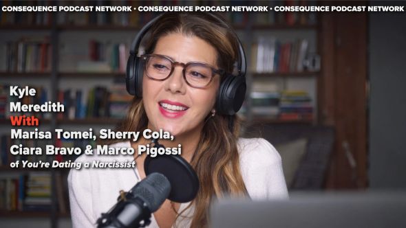 marisa tomei sherry cola ciara bravo marco pigossi you're dating a Narcissist podcast interview movie