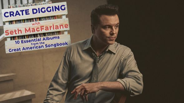 seth macfarlane crate digging interview frank sinatra great american songbook albums
