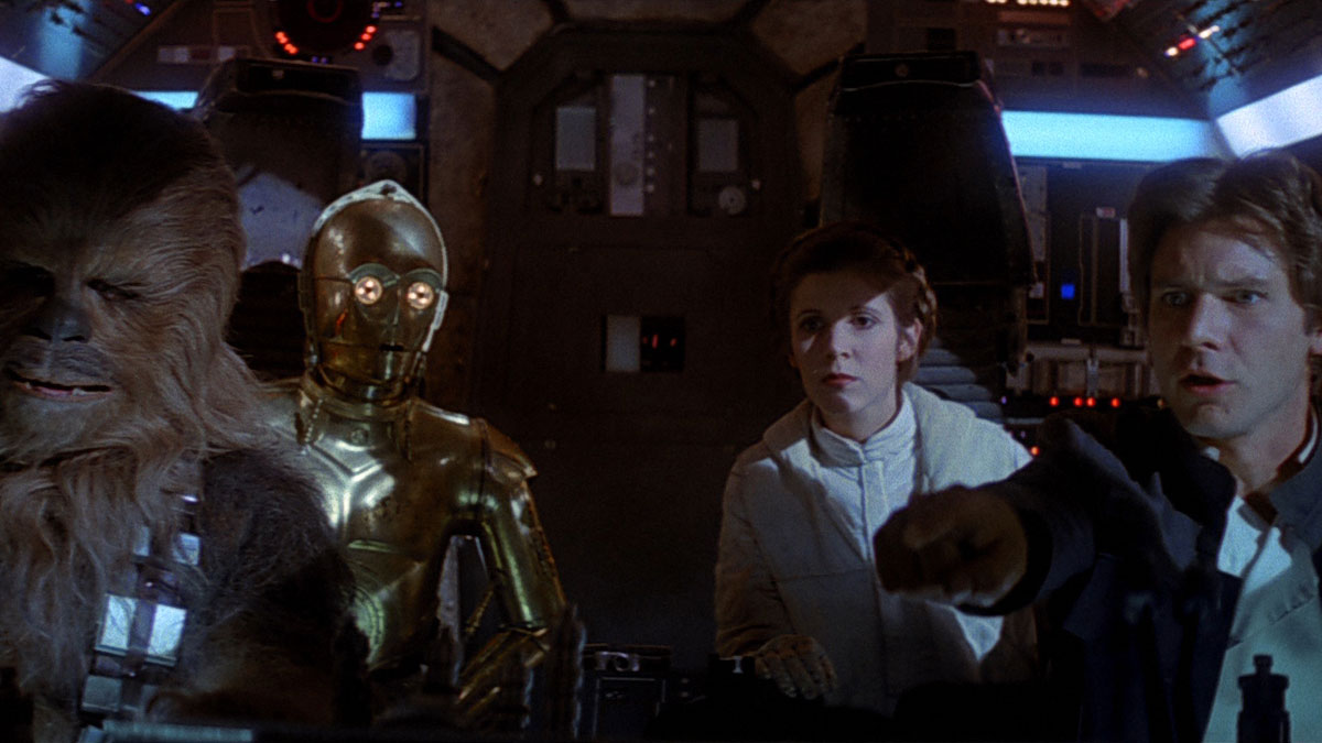 star wars episode v empire strikes back chewie mark hamill carrie fisher harrison ford