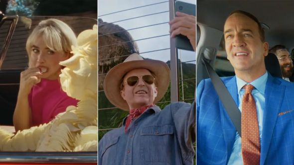 Super Bowl Ads Released Early Sabrina Carpenter Sam Neill Peyton Manning